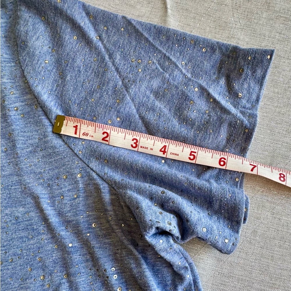 CJ Banks Denim Blue Top - Picture 4 of 7